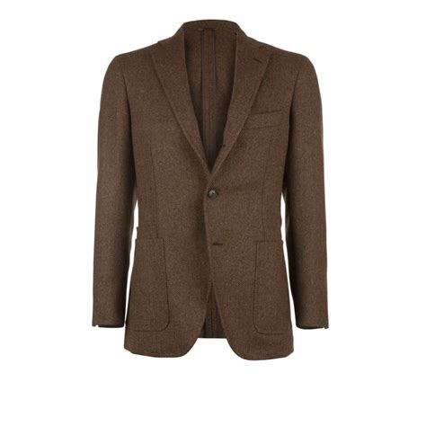 Single Breasted Herringbone Wool Jacket Jackets And Coats Online Shop Drakes Clothes