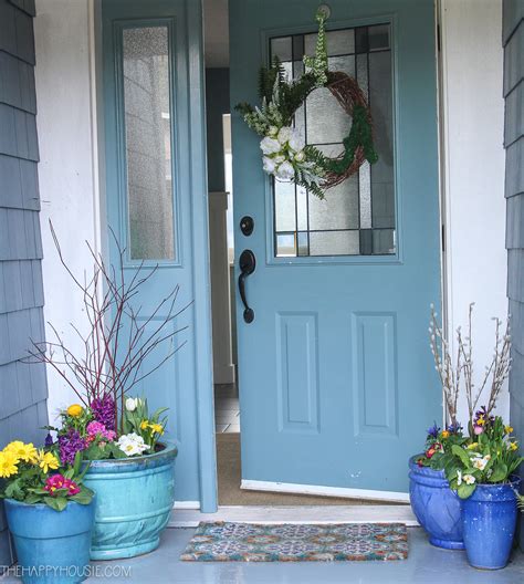 Beautiful Diy Spring Planters And Styling Our Spring Porch