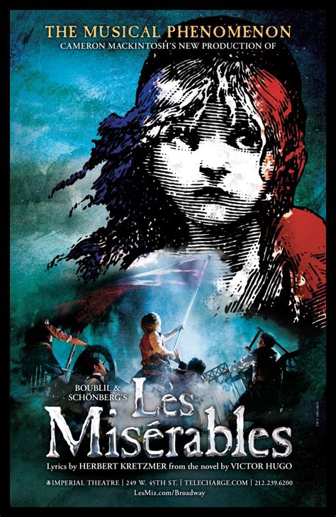 Les Miserables Broadway Posters Les Miserables Les Miserables Poster