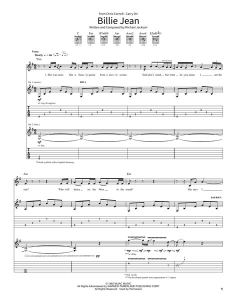 Michael Jackson Billie Jean Sheet Music Notes Chords Download Printable Piano Vocal Guitar