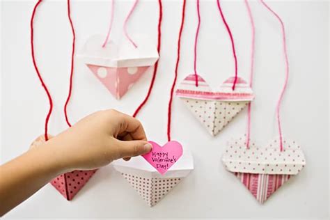 Origami Heart Pocket Necklaces With Video