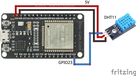 Dht11 Sensor Esp32 Wiring Diagram Elec Cafecom