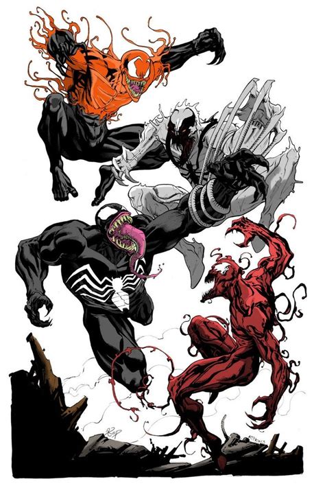 Toxin Anti Venom Venom And Carnage Symbiotes Marvel Marvel Comics