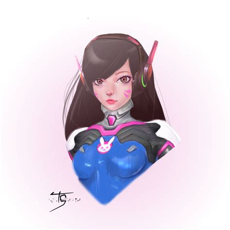 D Va Overwatch Drawn By Tuba Gunes Danbooru