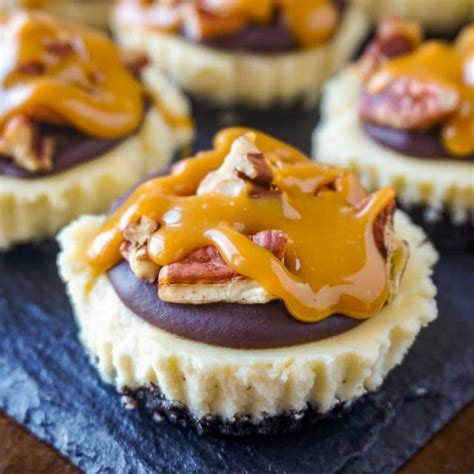Mini Turtle Cheesecakes Best Place To Find Easy Recipes