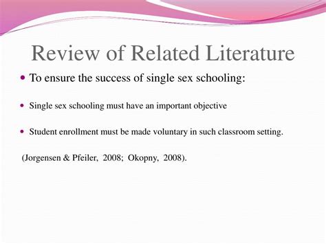 Ppt Single Sex Classrooms Vs Mixed Gender Classrooms The Effects On Peer Relations And