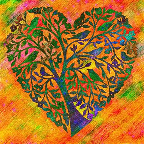 Tree Of Life Print Colorful Bird Art Whimsical Tree Art Tree Of Life