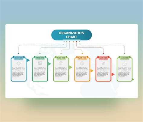 Organizational Chart Powerpoint Slide Template Premast