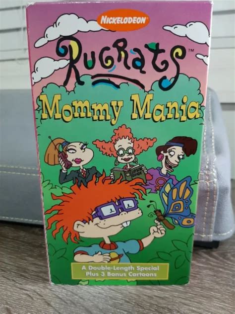 Rugrats Mommy Mania Nickelodeon Orange Vhs Original Picclick 7500 Hot