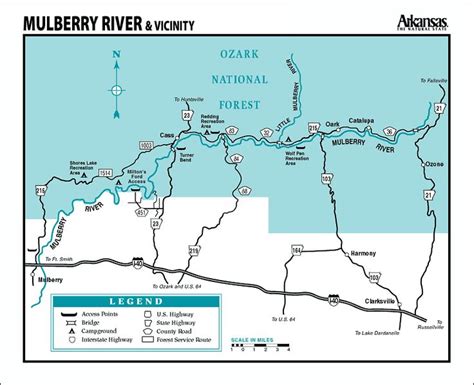 Arkansas Mulberry River Map River Float River Trip