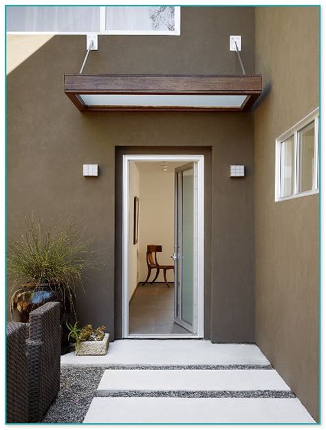 Modern Front Door Canopy