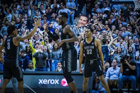 men s basketball secures double ot win over seton hall on senior night the georgetown voice