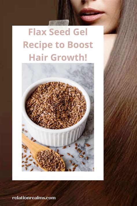 Flax Seed Gel Recipe To Boost Hair Growth Flaxseed Gel Boost Hair