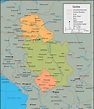 Serbia Map - Serbia