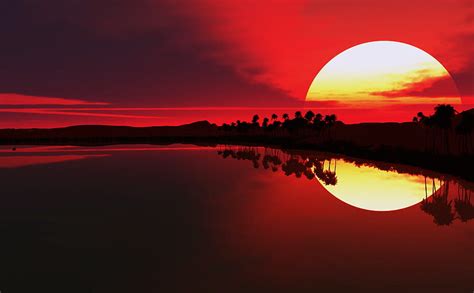 720p Free Download Ruby Reflections Horizon Ruby Sunset