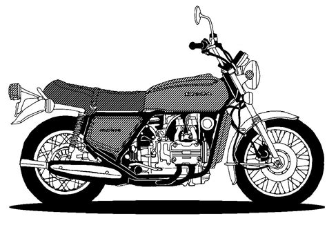 Triumph bobber vintage motorcycle vector art drawing. Vintage motorcycle clipart - Clipground