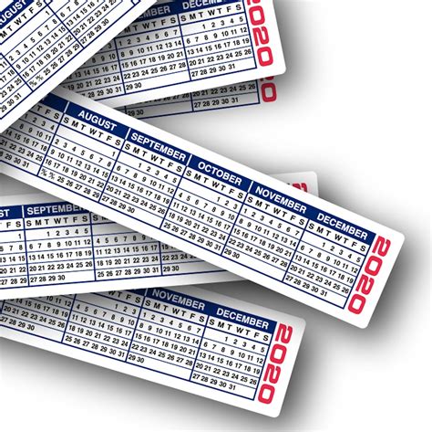 Printable Keyboard Calendar Strips 2020 Calendar Printables Free