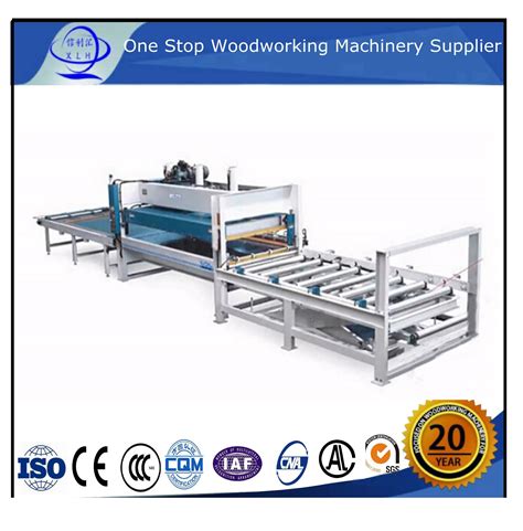 Automatic Hot Press Wood Puzzle Machine With One Layer Finger Jointer