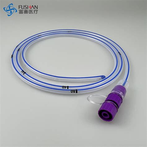 Silicone Feeding Tube With Enfit And With Guide Wire Nasogastric Tube