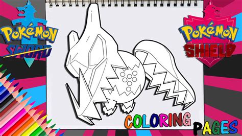 Pokemon Sword And Shield Regidrago Coloring Page By Playhouse305 On