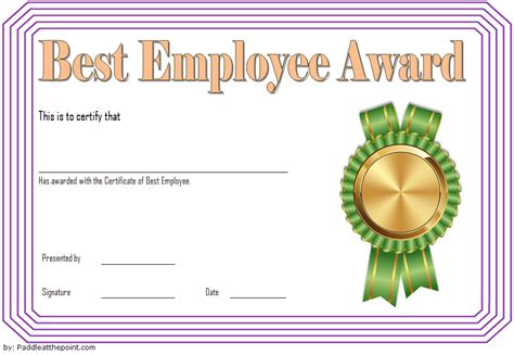 Best Employee Certificate Template 10 Gorgeous Designs Free Fresh