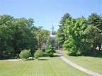 The iconic Weston Town Green in Weston, MA designed by the legendary Frederick Law Olmstead ...