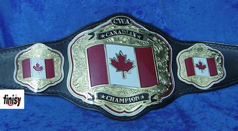 Canadian Wrestling Alliance Championship Belt Replica Etsy