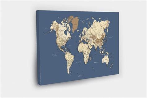 The World Map Is Shown On A Gray Background