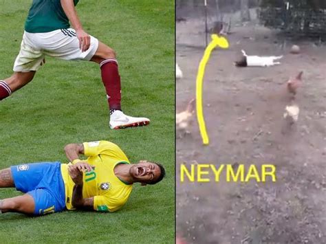 Fifa World Cup 2018 Neymar Dives Flood Twitter Fans Come Up With