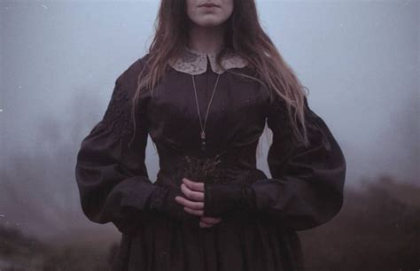 Moody Victorian Woman Dark Aesthetic Fashion Witch Aesthetic