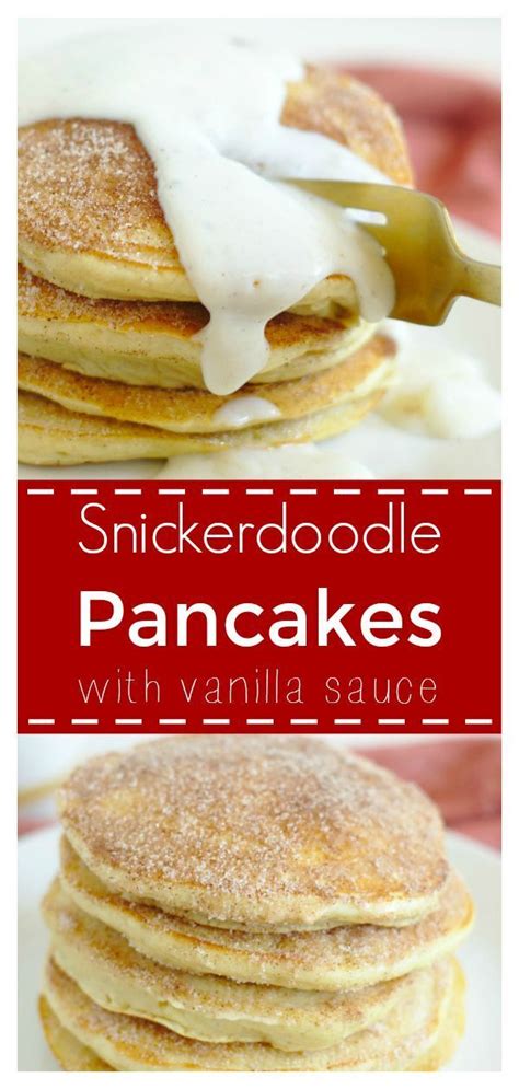 Snickerdoodle Pancakes Recipe Yummy Pancake Recipe Best Pancake