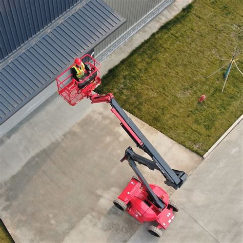 14m 16m Electric Aerial Work Platform Mobile Hydraulic Self Propelled