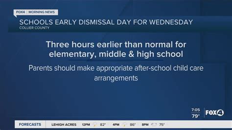 Early Dismissal Day For Wednesday Youtube