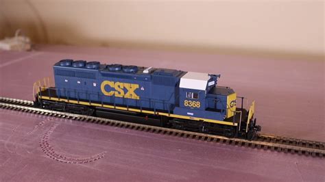 Broadway Limited Csx Sd40 2 8368 Youtube