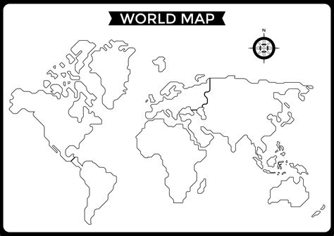 Printable A Size World Political Map Pdf World Political Map Blank My