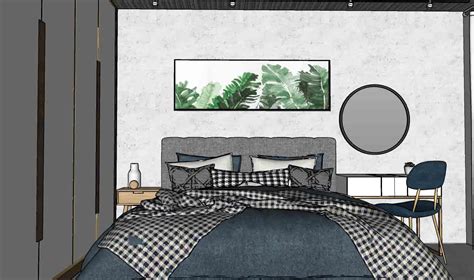 Bedroom Sketchup Model 3dheven