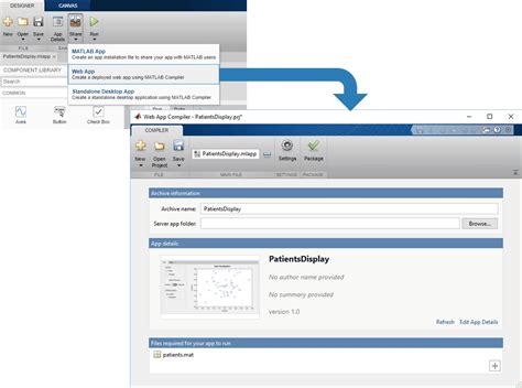 The guide provides essential graphical components for converting. MATLAB App Designer - MATLAB