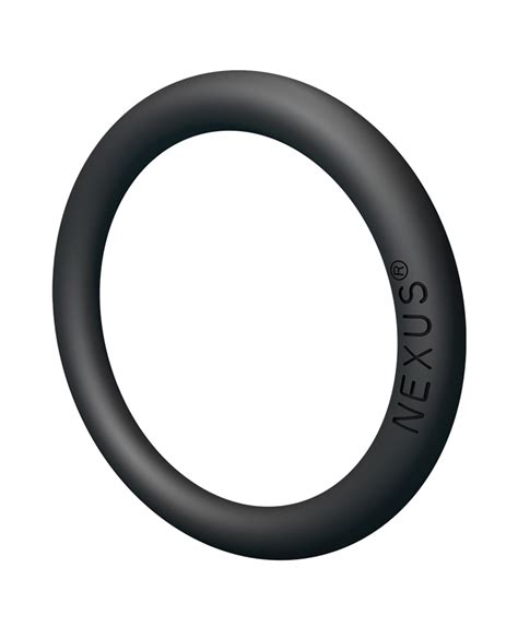 Nexus Enduro Silicone Cock Ring Black By Libertybelle Marketing Cupid S Lingerie