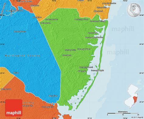 Political Map Of Ocean County