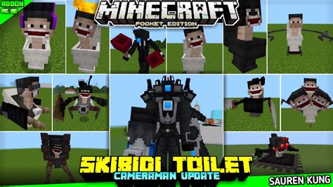 Skibidi Toilet Cameraman Update V2 Mods And Addons Minecraft Pebe 120