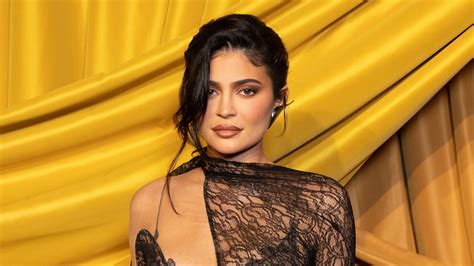Free Download Kylie Jenners Sheer Lingerie Fit Is A Literal Spin On A