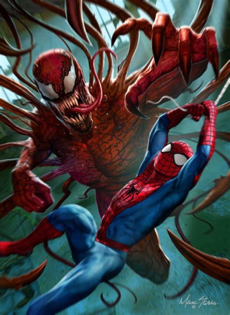 Carnage Vs Spider Man Marc Sasso Marvel Spiderman Carnage Marvel