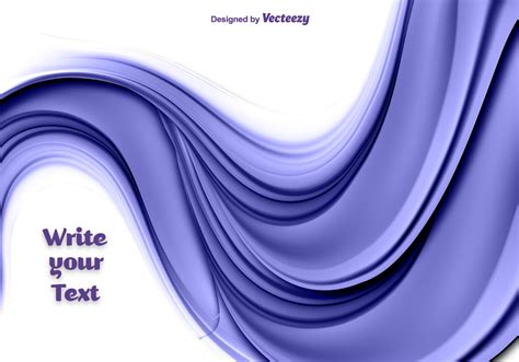 Abstract Purple Flowing Wave Vector Download Free