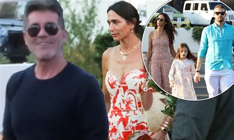 Imon Cowell And His Girlfriend Lauren Silverman Enjoy Dinner With His