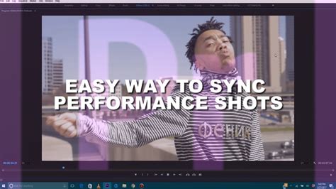 Adobe premier pro is one of the most powerful video editing platform out there. How to EASILY Sync Your Music Video Perfomance Shots to ...