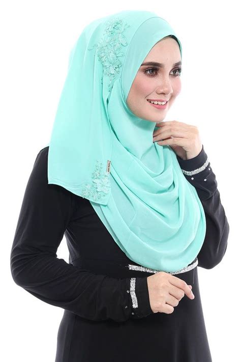 exclusive semi instant hijab slip on rania 2 loop by clixy instant hijab beautiful hijab fashion