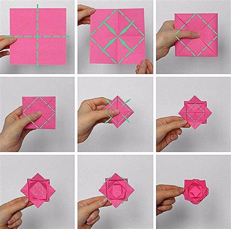 Origami Blume Falten 7 Ideen Mit Faltanleitung Für Beliebte Blumen