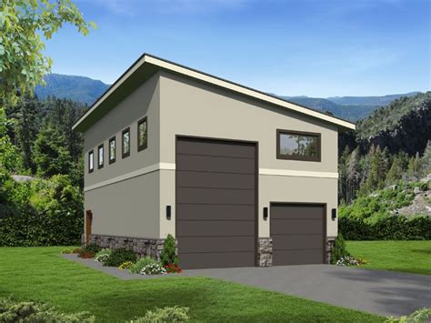 Rv Garage Plans Modern Rv Garage Plan With Loft 062g 0174 At