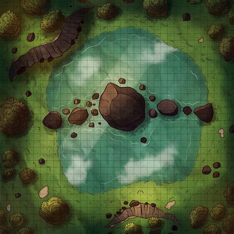 Lake Public GoAdventureMaps On Patreon Battle Map Dungeons And