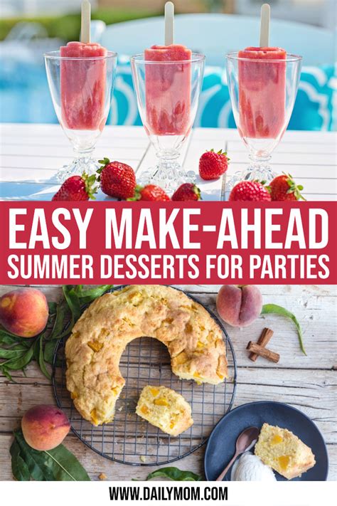 10 Easy Make Ahead Summer Desserts For Parties The Trending Mom